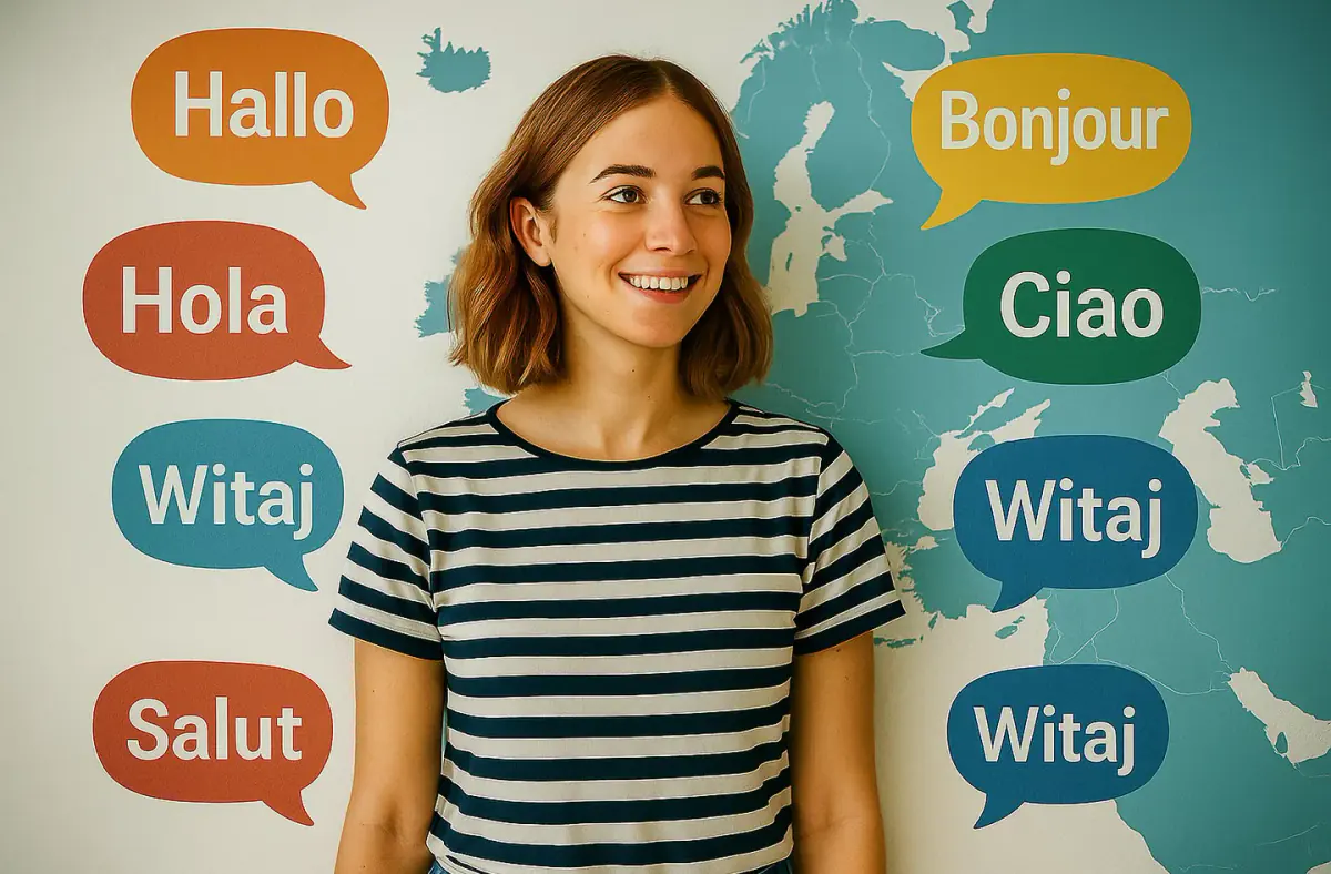 Photo illustration pour la journée européenne des langues