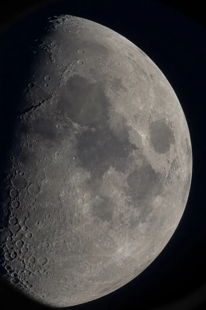 Observation de la Lune au télescope