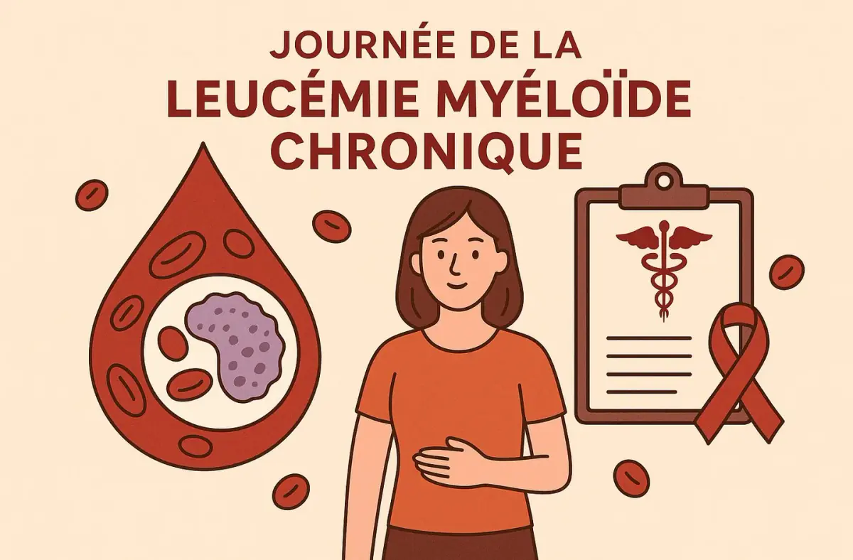 Illustration pour la journée de la leucémie myéloïde chronique
