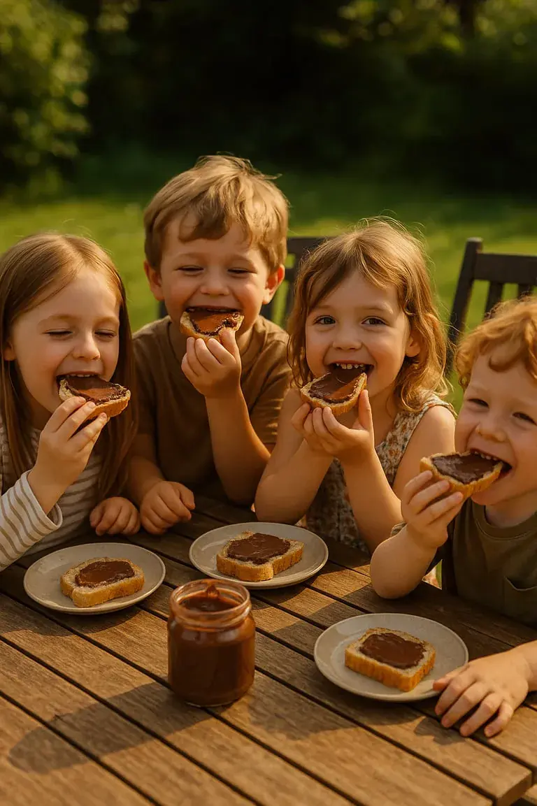 Pain et chocolat pour les enfants pour la journée mondiale du pain