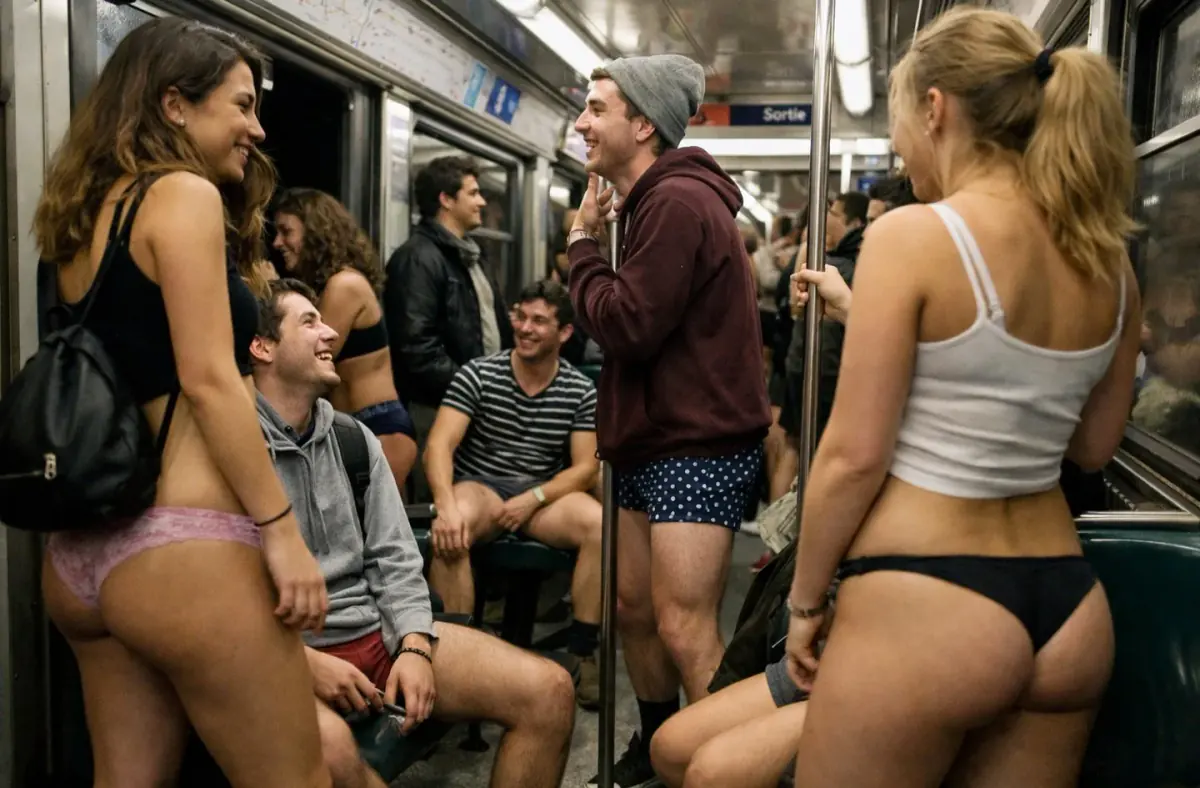 Journée sans pantalon dans le métro